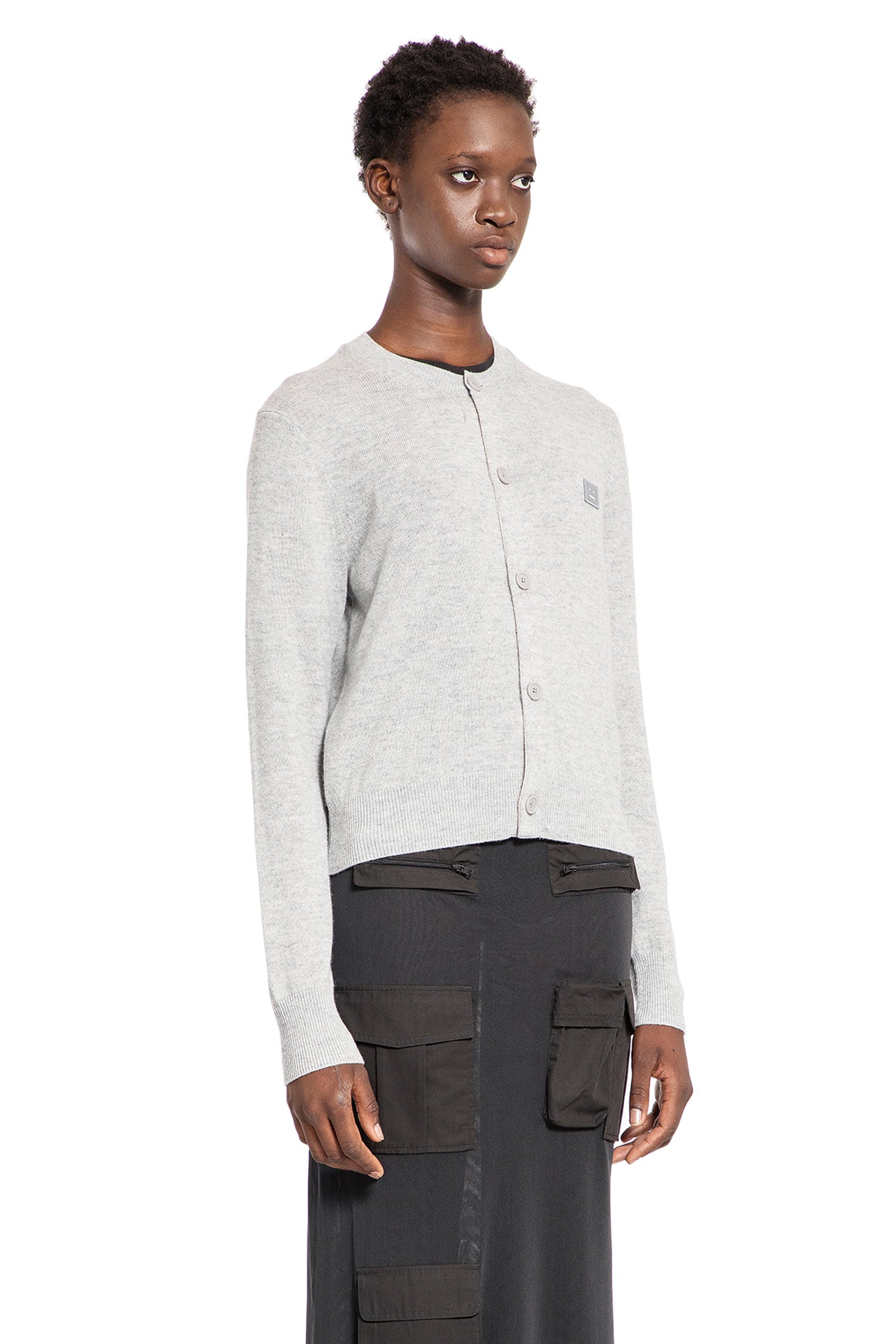 ACNE STUDIOS WOMAN GREY KNITWEAR