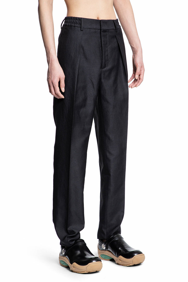 FENDI MAN BLACK TROUSERS