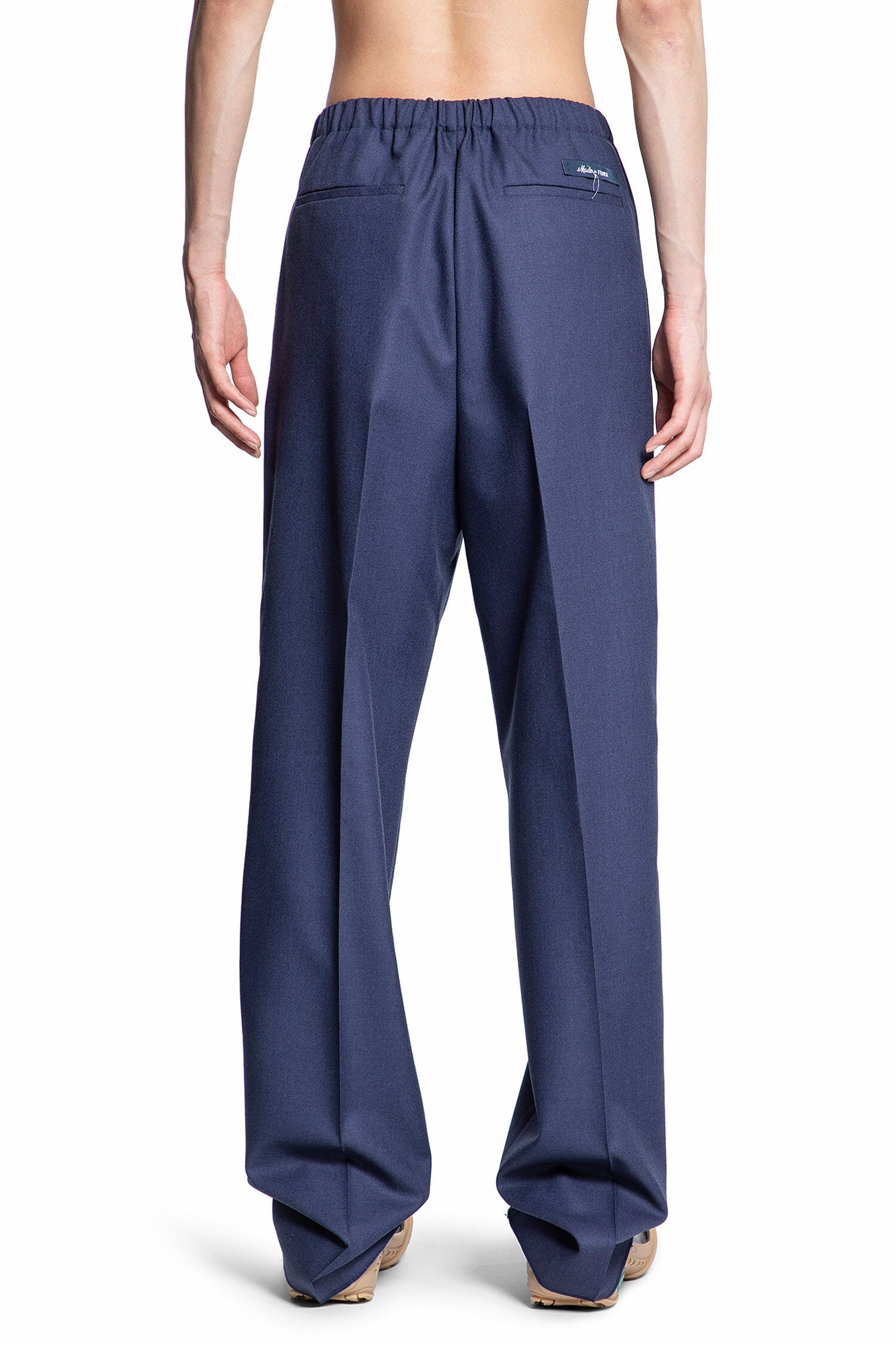 FENDI MAN BLUE TROUSERS