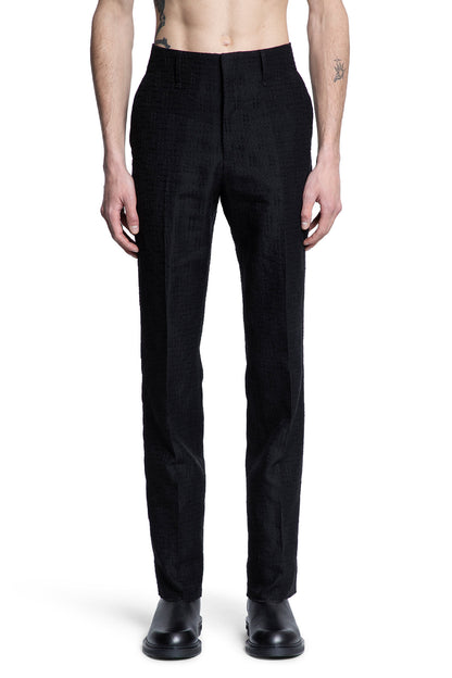 FENDI MAN BLACK TROUSERS