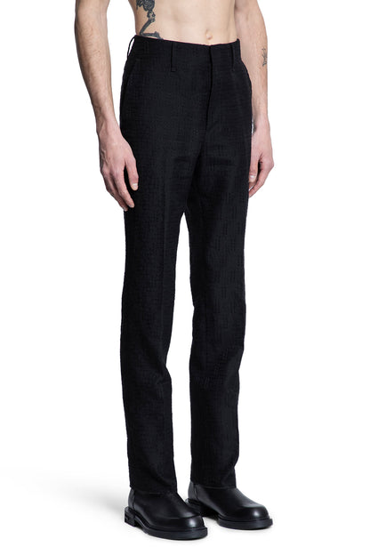 FENDI MAN BLACK TROUSERS