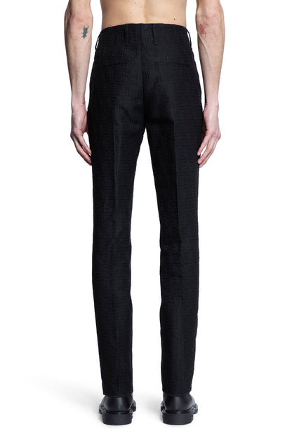 FENDI MAN BLACK TROUSERS