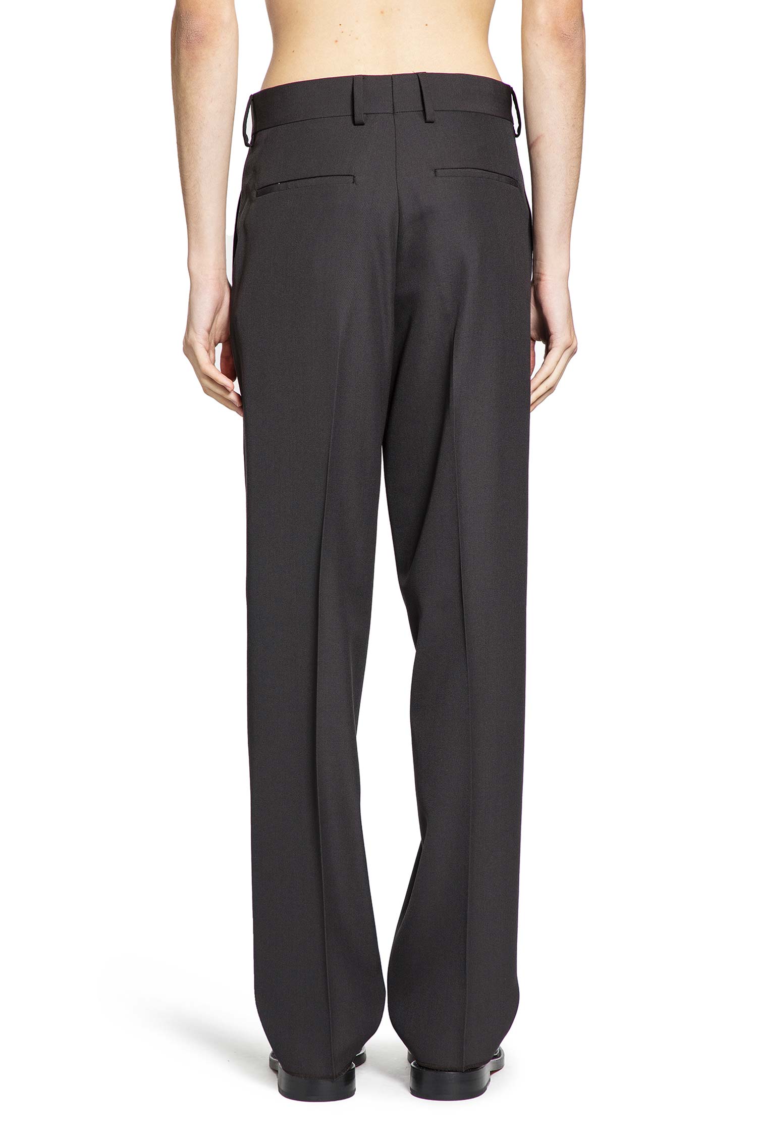 FENDI MAN BLACK TROUSERS