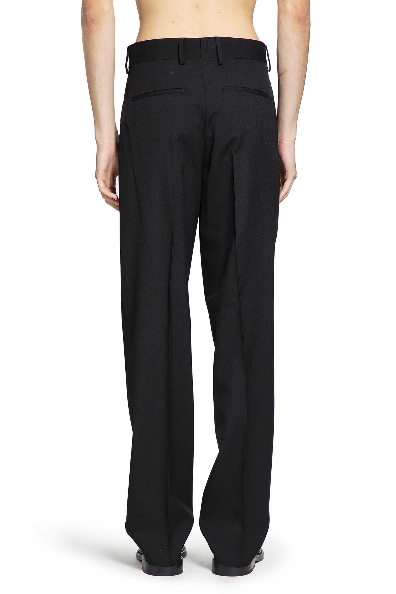 FENDI MAN BLACK TROUSERS