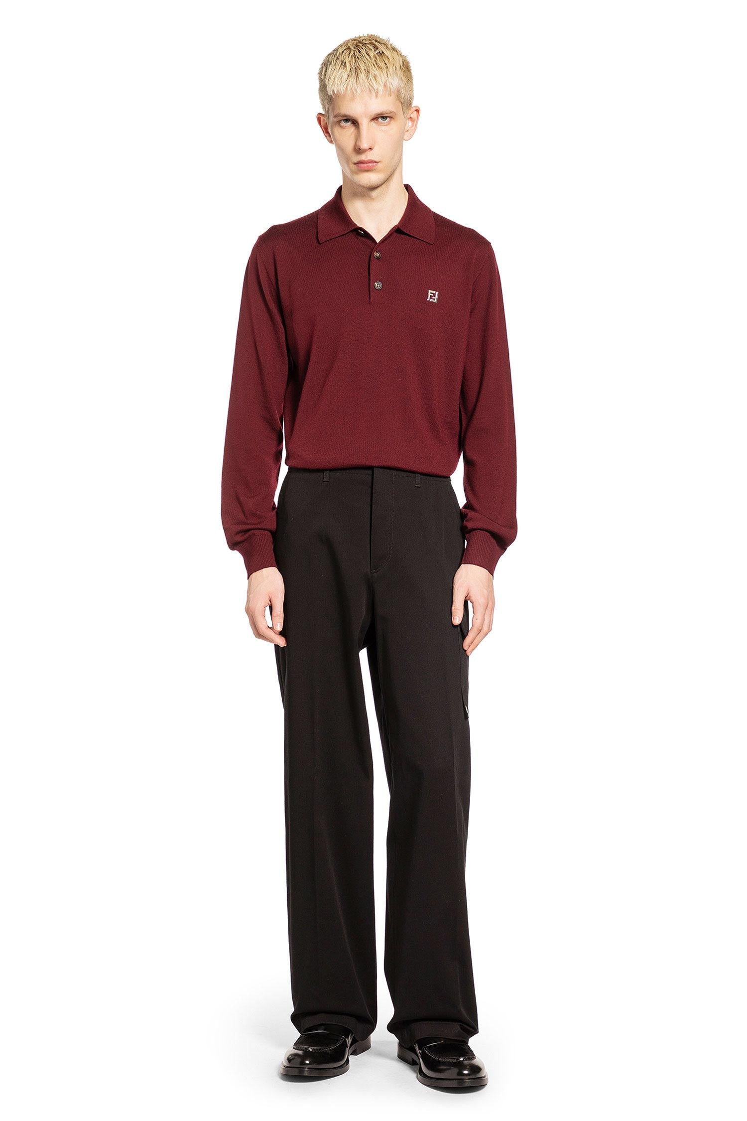 Cotton Gabardine Cargo Trousers