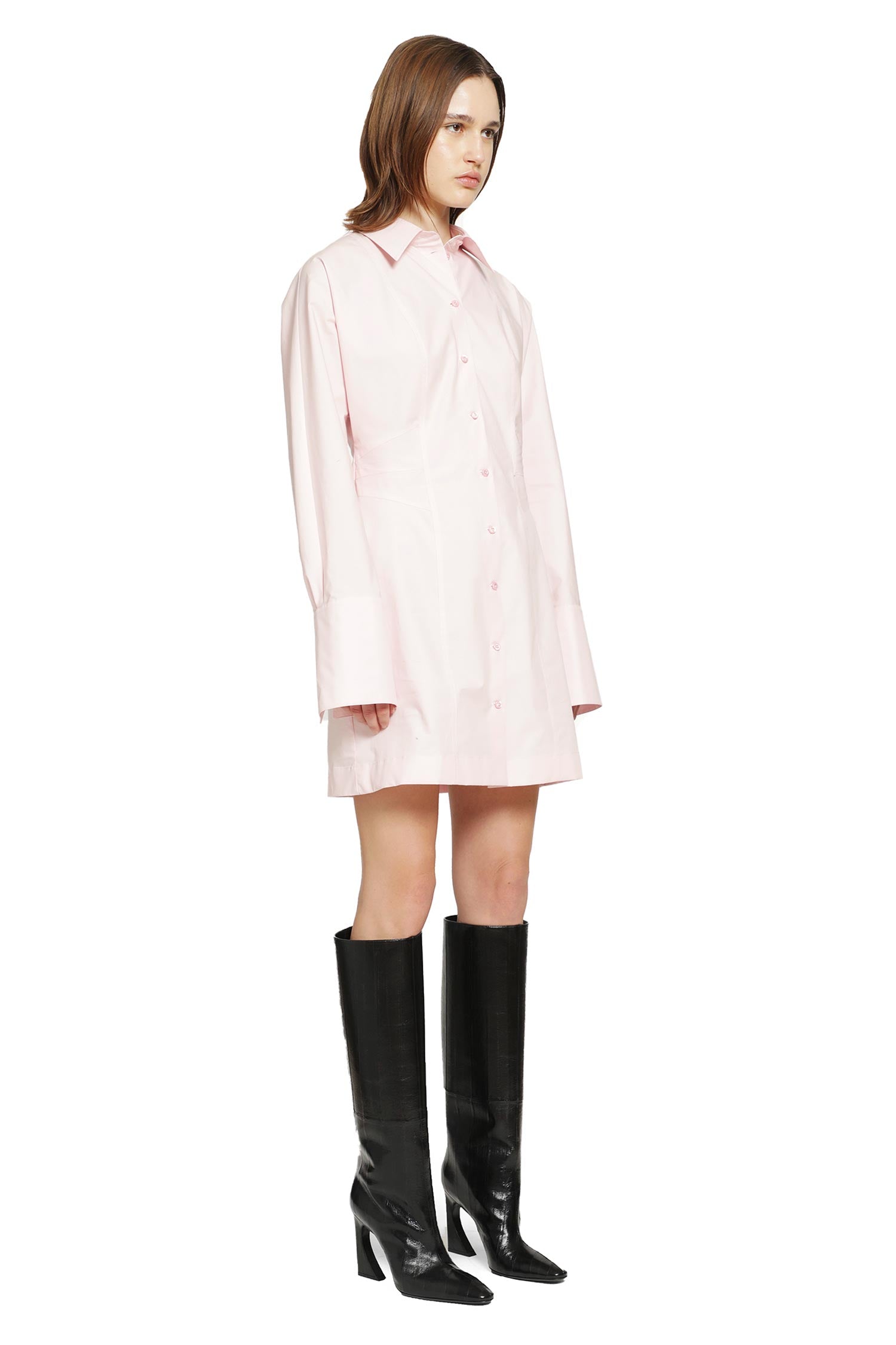 Cotton Poplin Shirt Dress