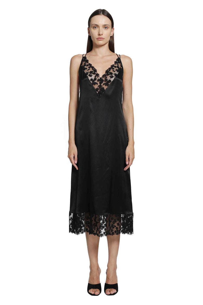 FENDI Silk and Lace Dress woman