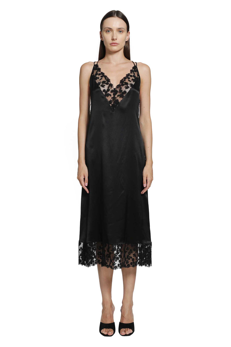FENDI Silk and Lace Dress woman