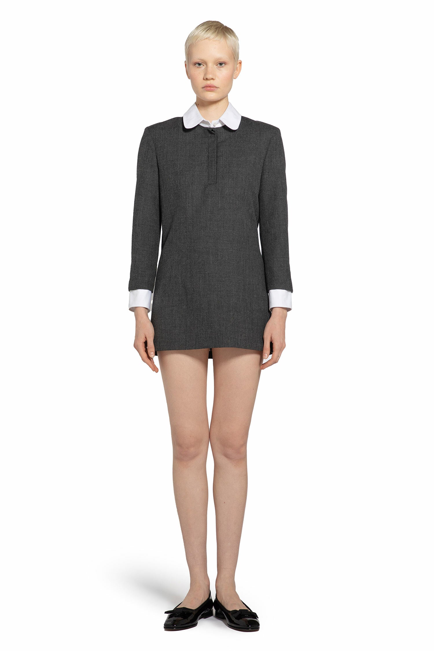 THOM BROWNE WOMAN GREY DRESSES