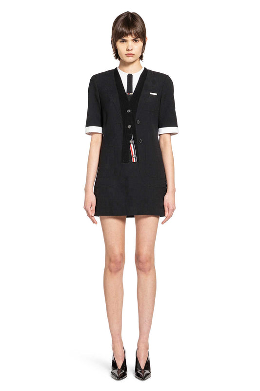 Trompe L'Oeil Patch Pocket Mini Dress