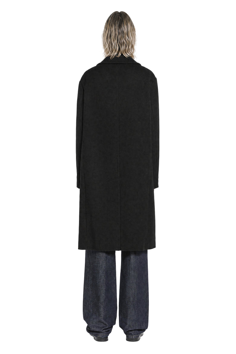FENDI Wool Angora Double-Breasted Coat man
