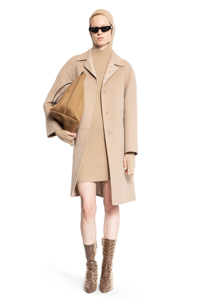 FENDI WOMAN BEIGE COATS