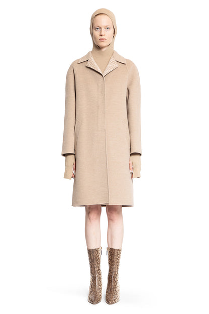 FENDI WOMAN BEIGE COATS