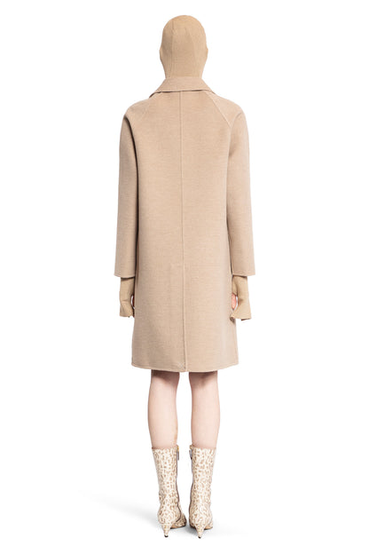 FENDI WOMAN BEIGE COATS