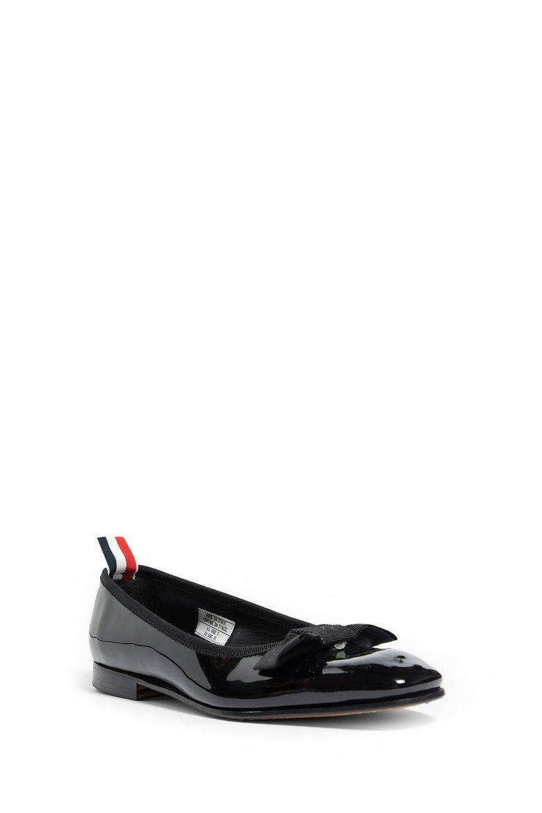 THOM BROWNE WOMAN BLACK FLATS