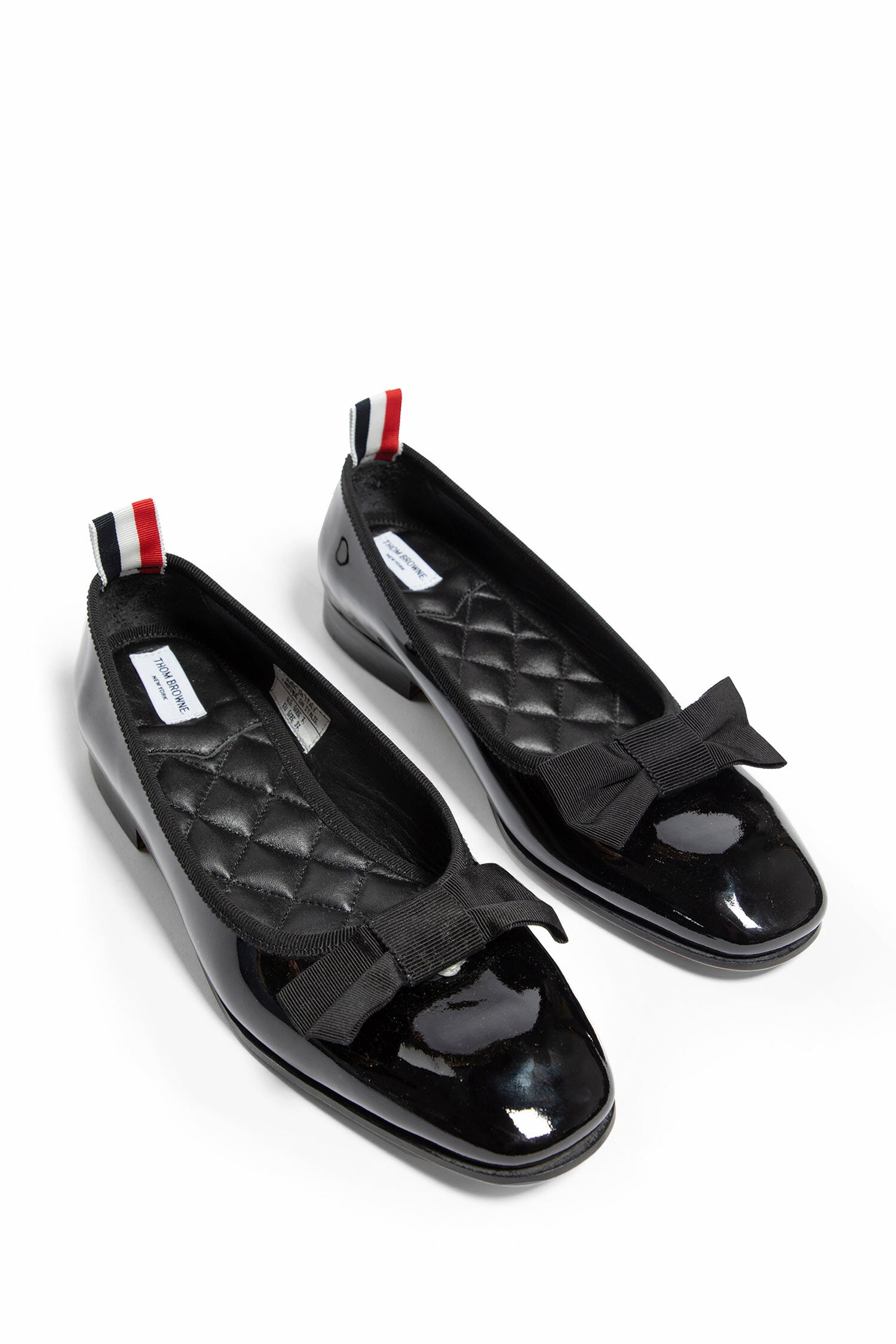 THOM BROWNE WOMAN BLACK FLATS