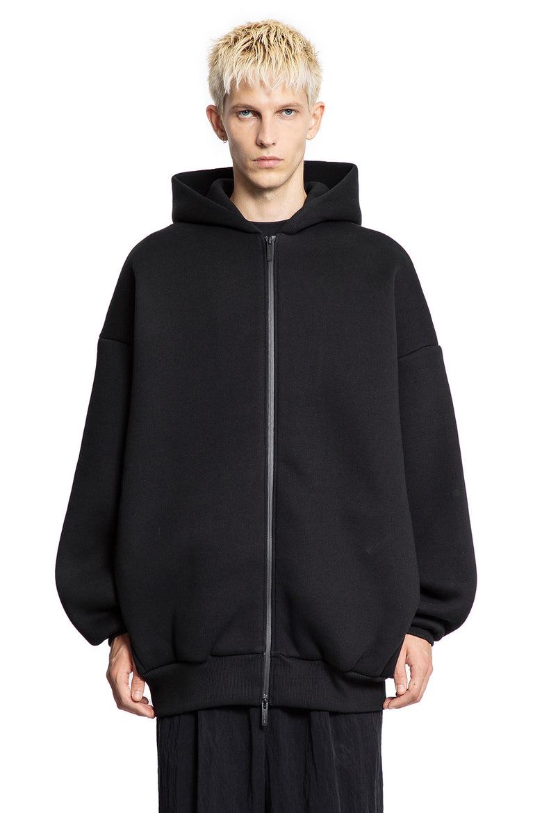 Cotton Nylon Zip-Up hoodie
