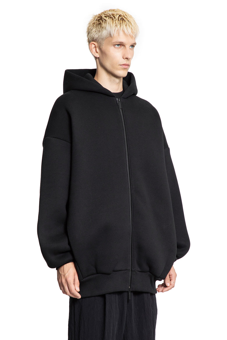 Cotton Nylon Zip-Up hoodie