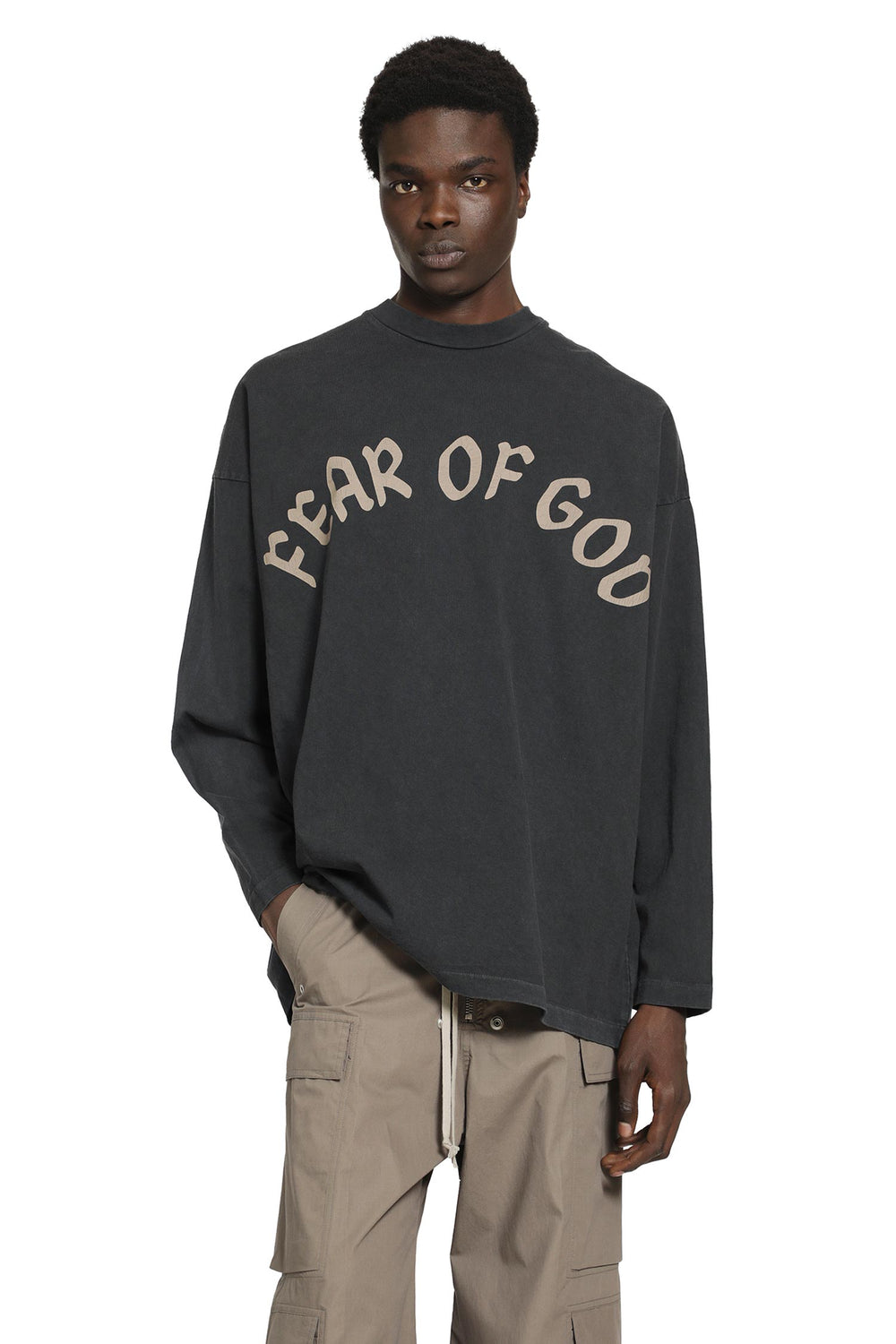 FEAR OF GOD Printed Long Sleeve Tee man