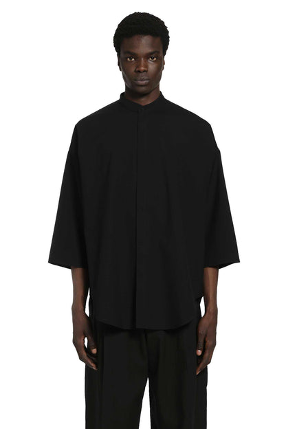 Mandarin Relaxed Short Sleeve Shirt