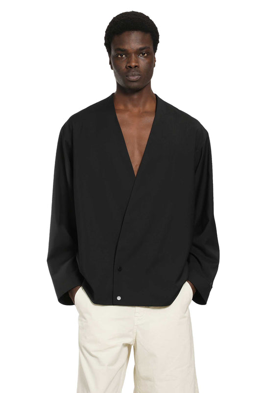 Relaxed Lapeless Jacket