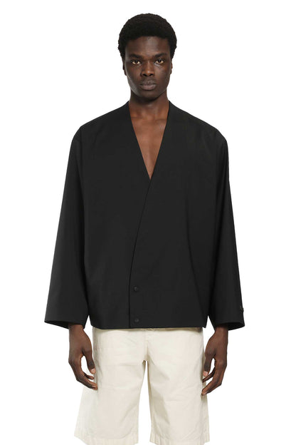 Relaxed Lapeless Jacket