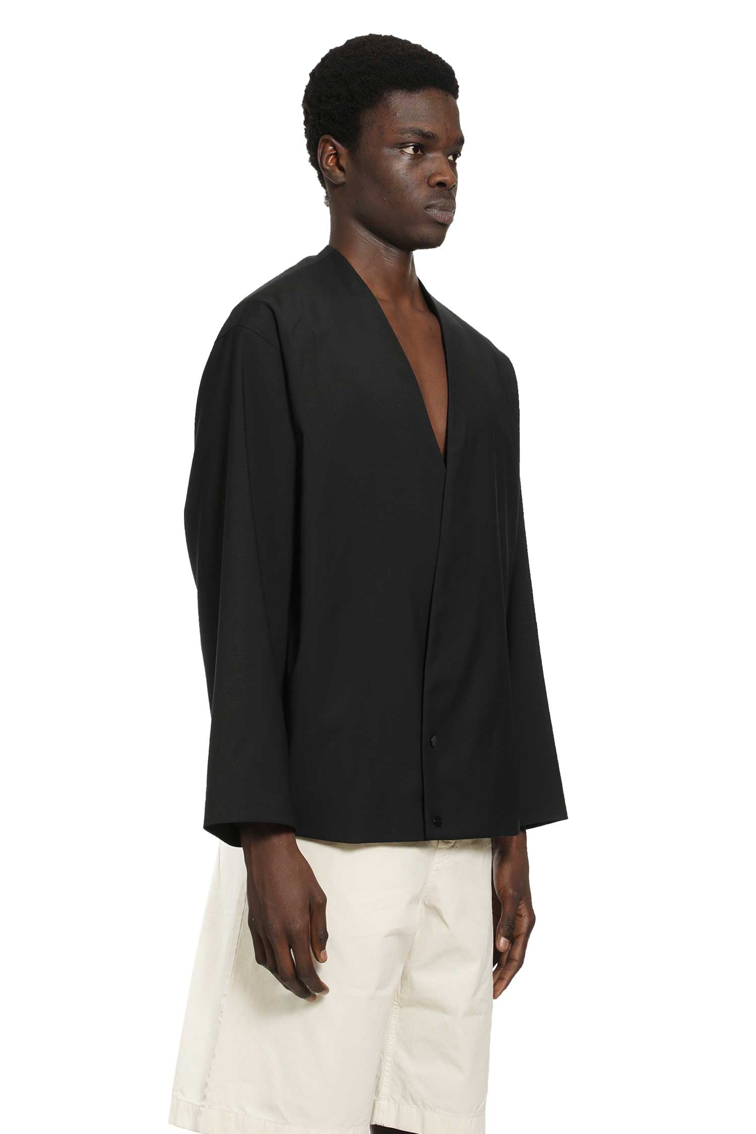 Relaxed Lapeless Jacket