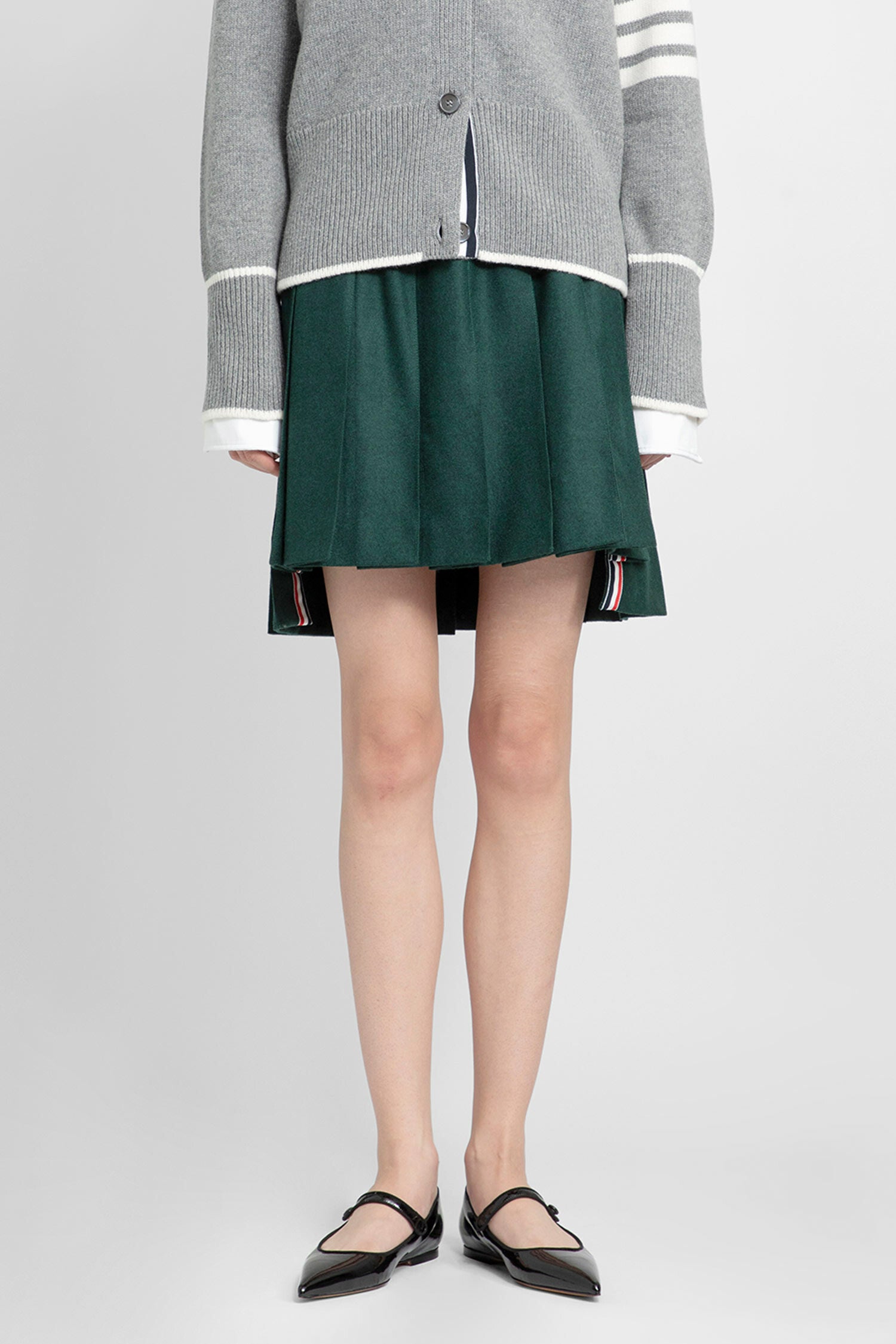 THOM BROWNE WOMAN GREEN SKIRTS