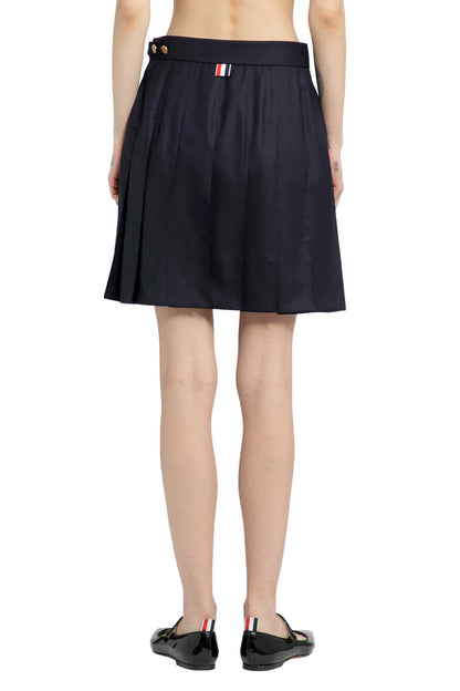 Super 120's Twill Pleated Mini Skirt
