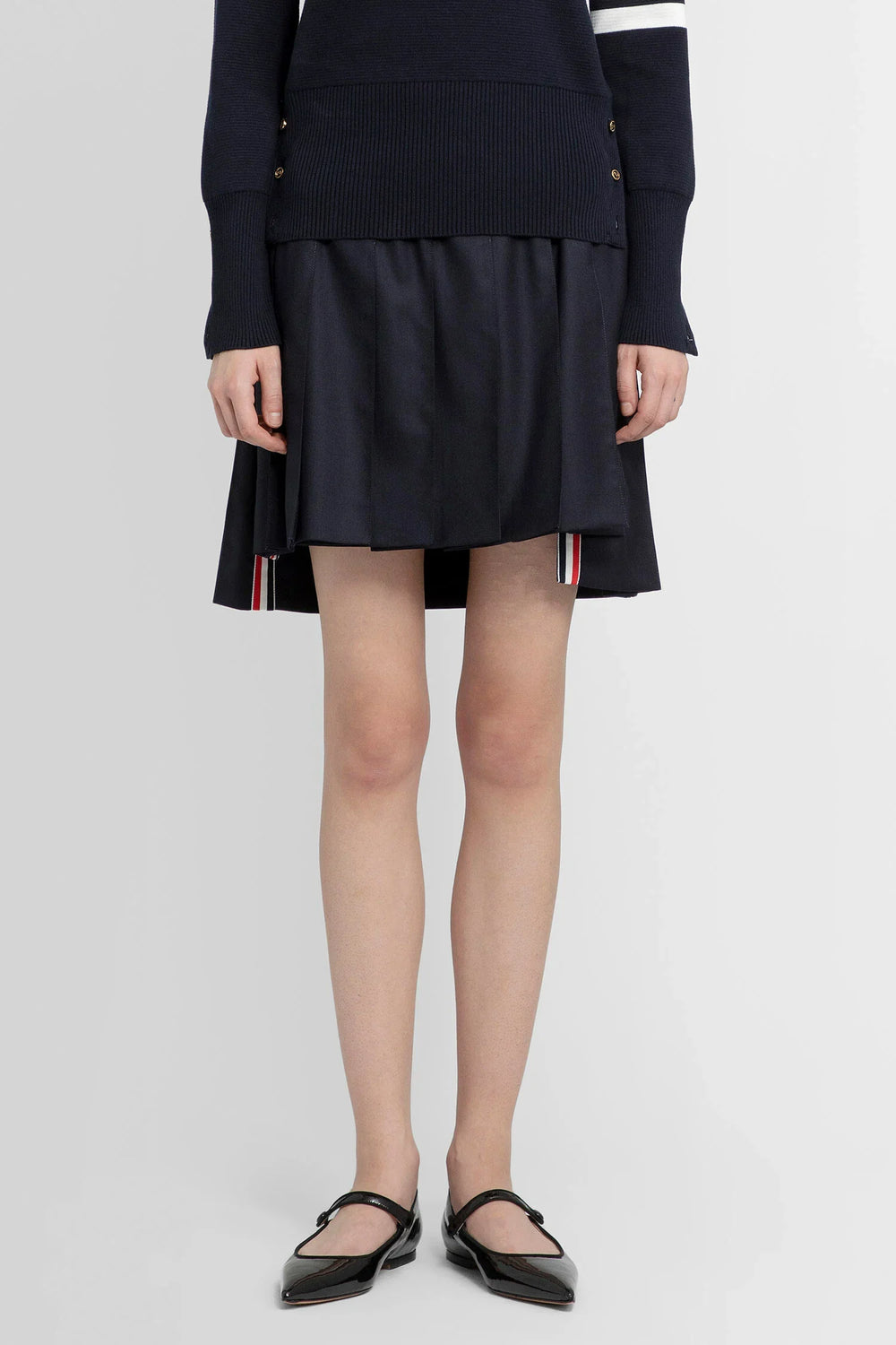 THOM BROWNE WOMAN BLUE SKIRTS - Antonioli.eu