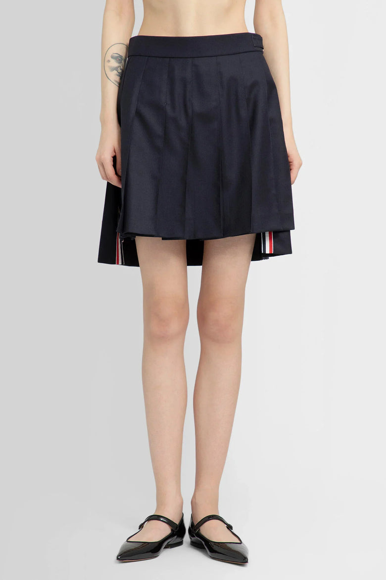 THOM BROWNE WOMAN BLUE SKIRTS - Antonioli.eu