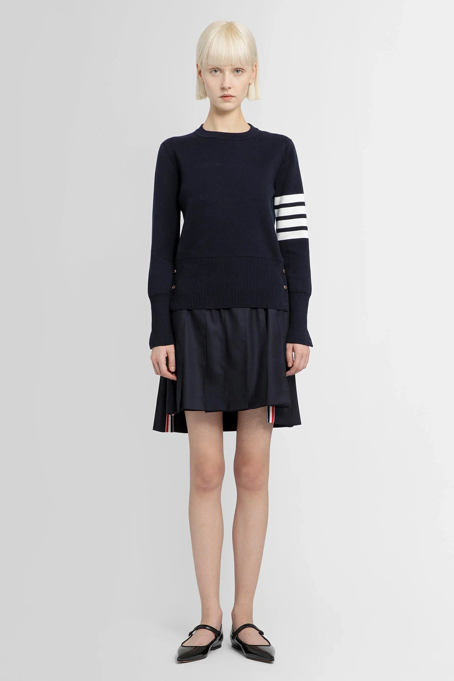 THOM BROWNE WOMAN BLUE SKIRTS - Antonioli.eu
