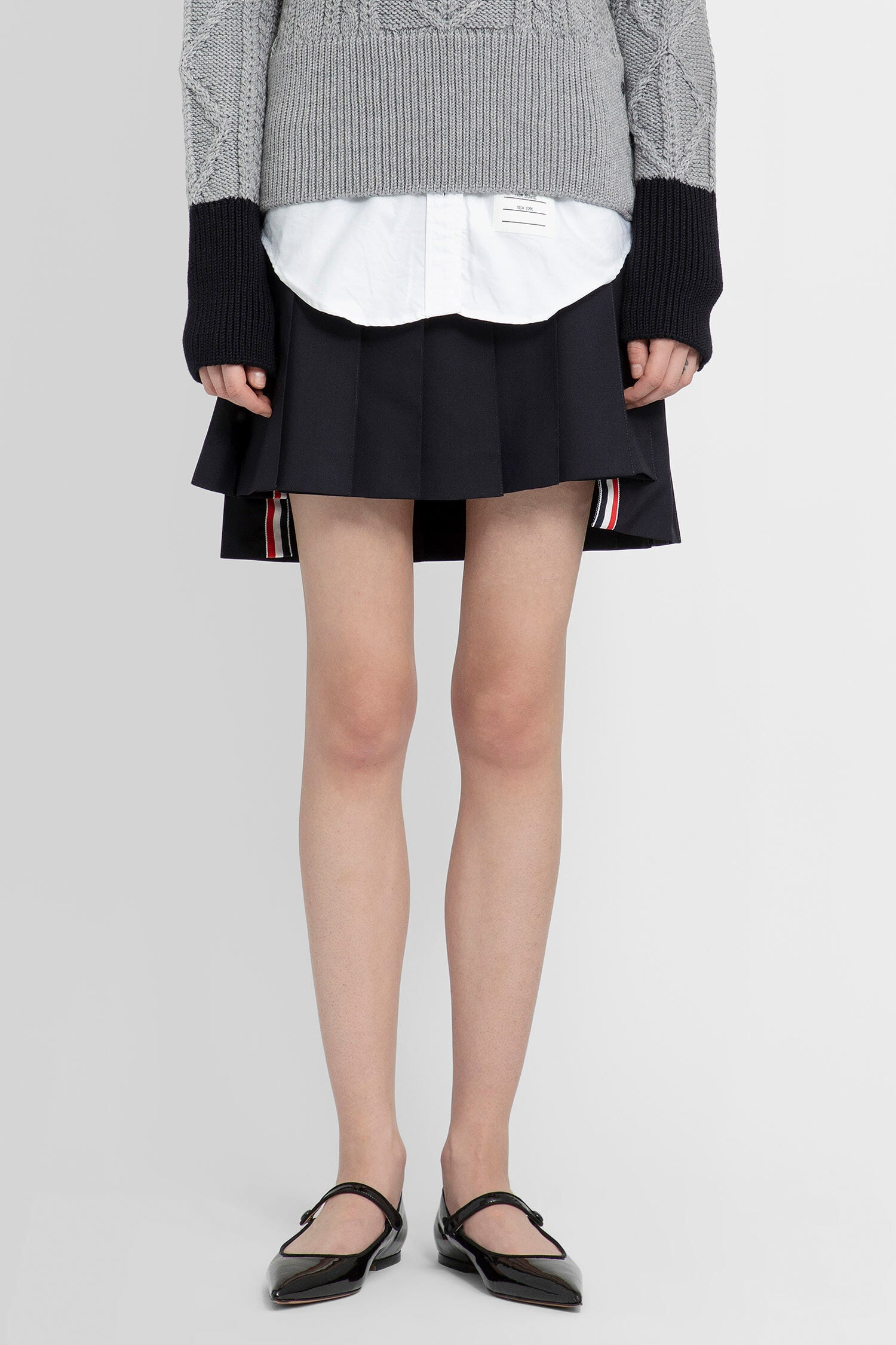 THOM BROWNE WOMAN BLUE SKIRTS