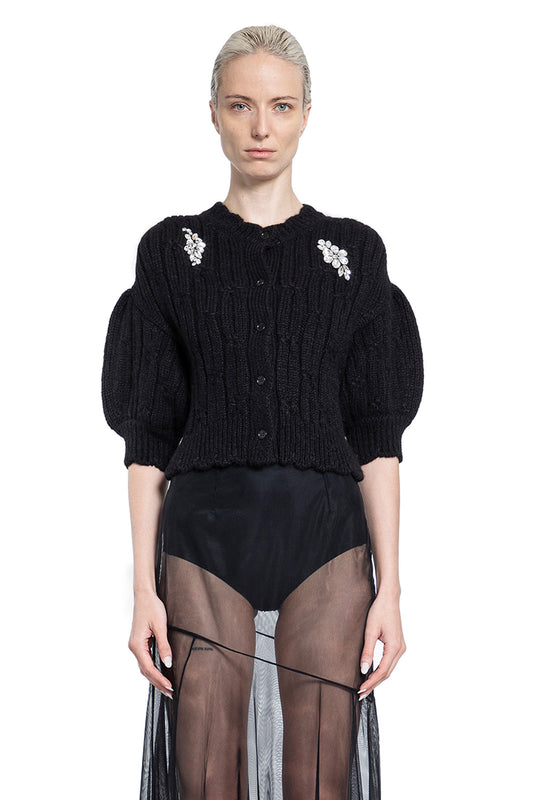 SIMONE ROCHA WOMAN BLACK KNITWEAR