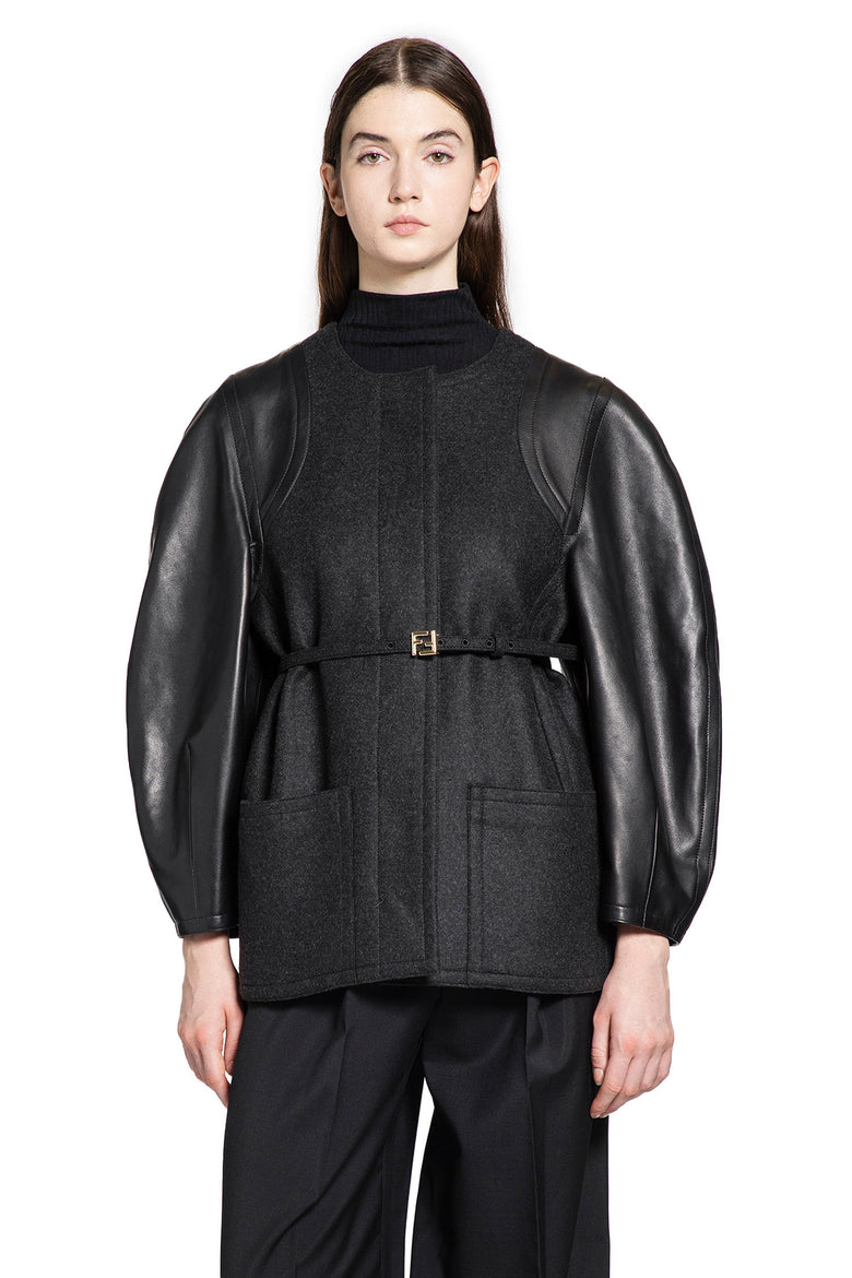 Wool and Leather Jacket