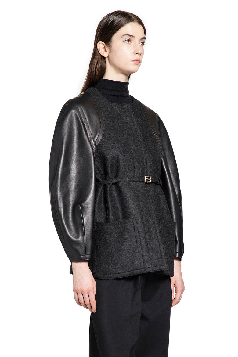 Wool and Leather Jacket