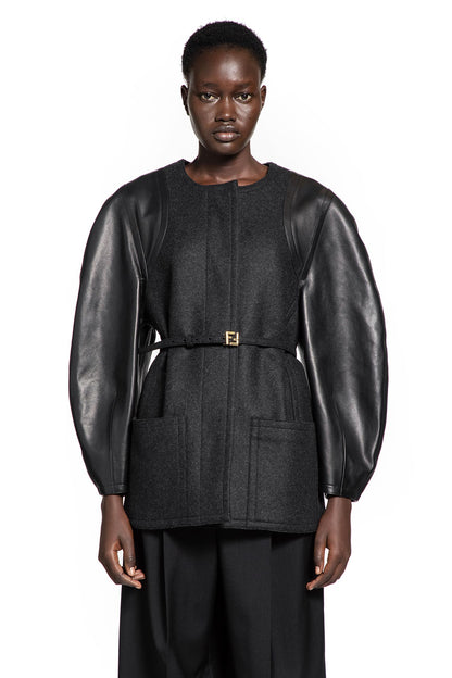 Wool and Leather Jacket