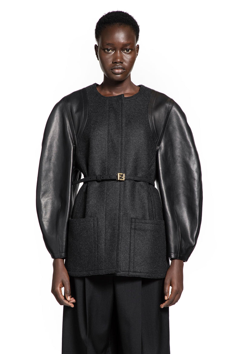 Wool and Leather Jacket