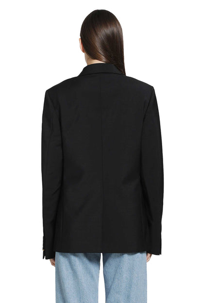 Black Kid Mohair Blazer