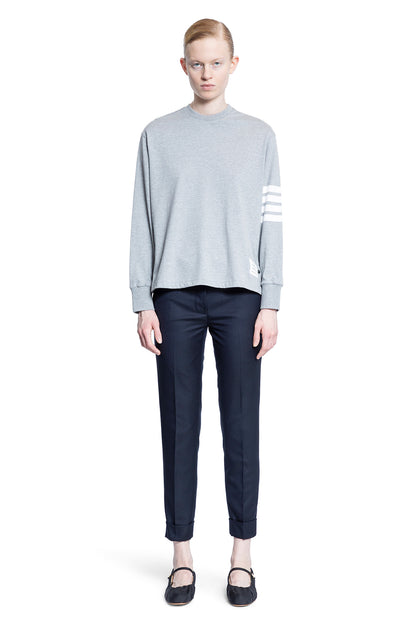 THOM BROWNE WOMAN GREY T-SHIRTS & TANK TOPS