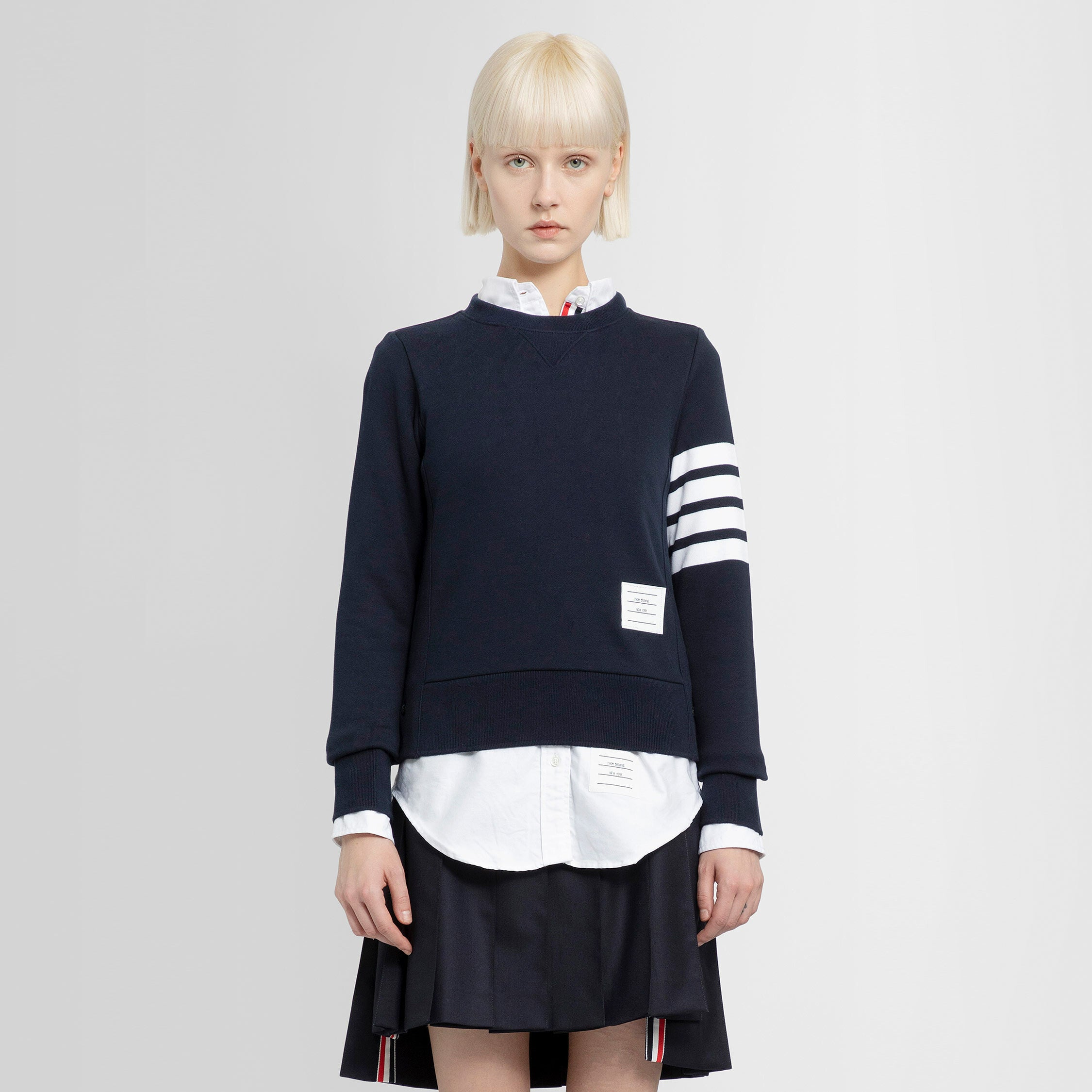 Thom browne deals crewneck sweatshirt