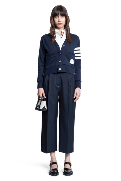 THOM BROWNE WOMAN BLUE KNITWEAR