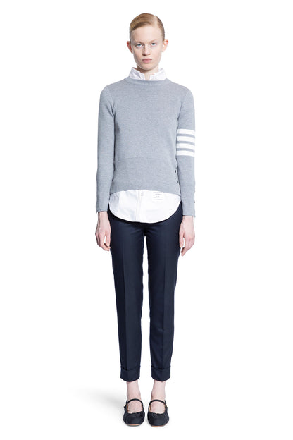 THOM BROWNE WOMAN GREY KNITWEAR