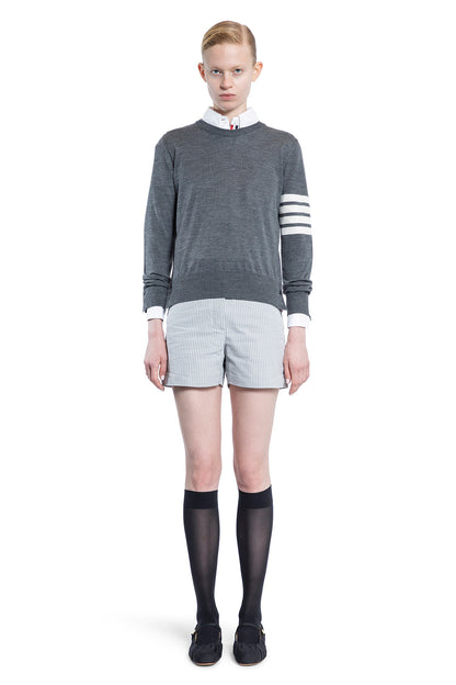 THOM BROWNE WOMAN GREY KNITWEAR