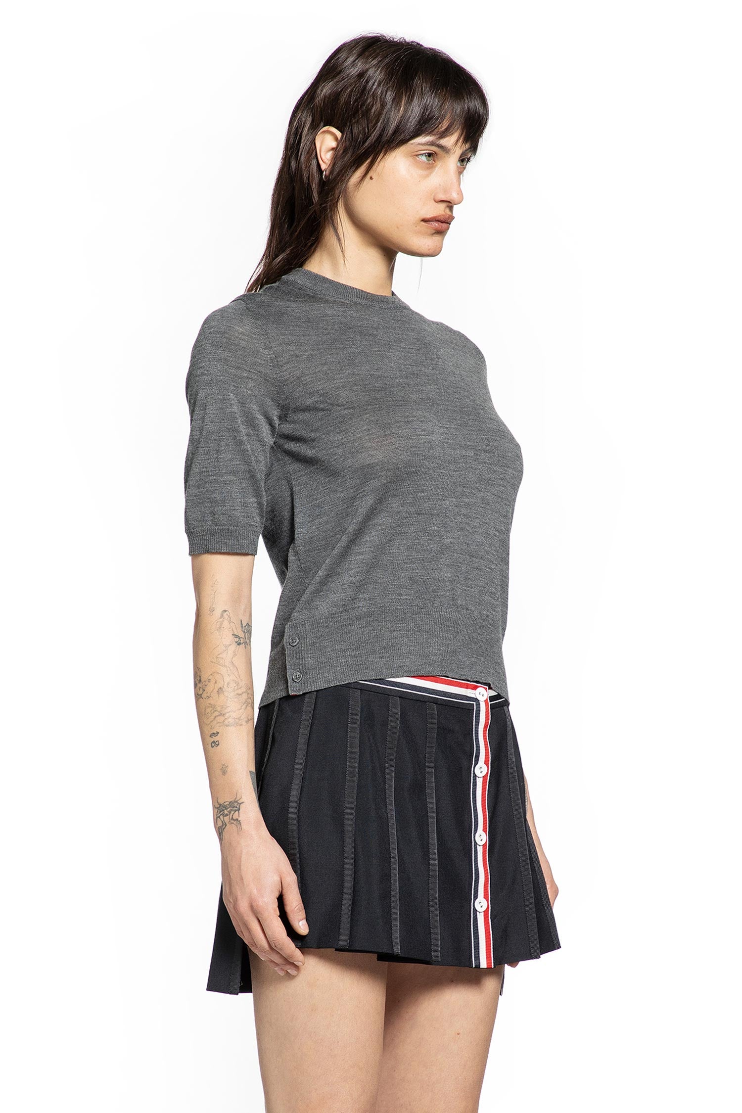 Fine Merino Wool 4-Bar Tee