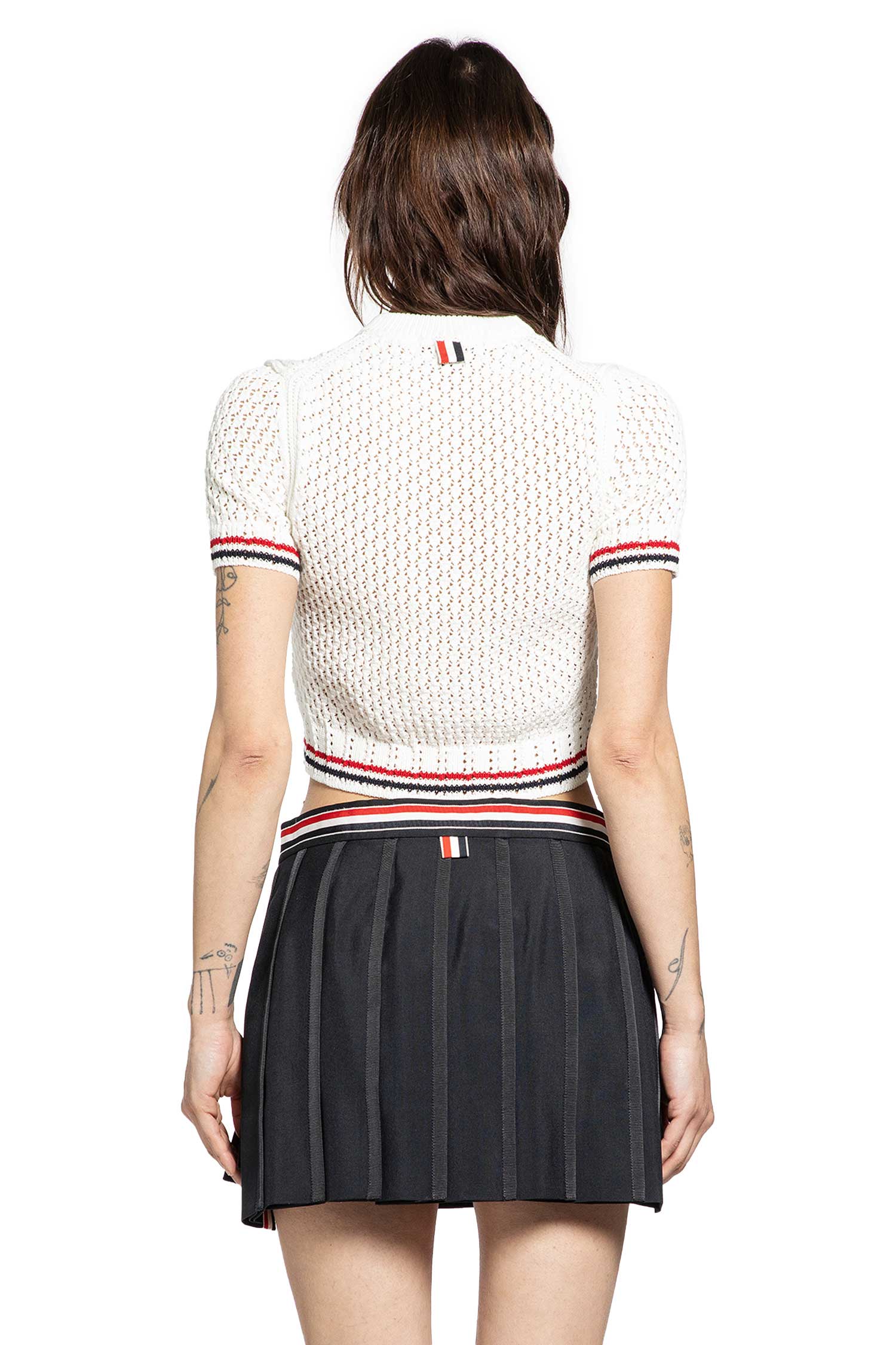 Cotton Pointelle Hector RWB T-Shirt