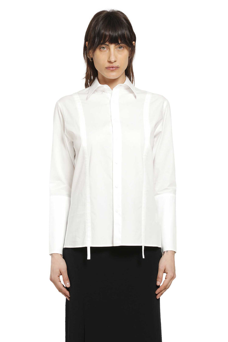 YOHJI YAMAMOTO Broad Gather Detail Shirt woman