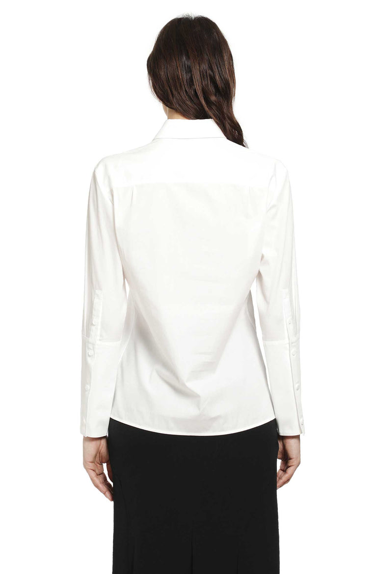 YOHJI YAMAMOTO Broad Gather Detail Shirt woman