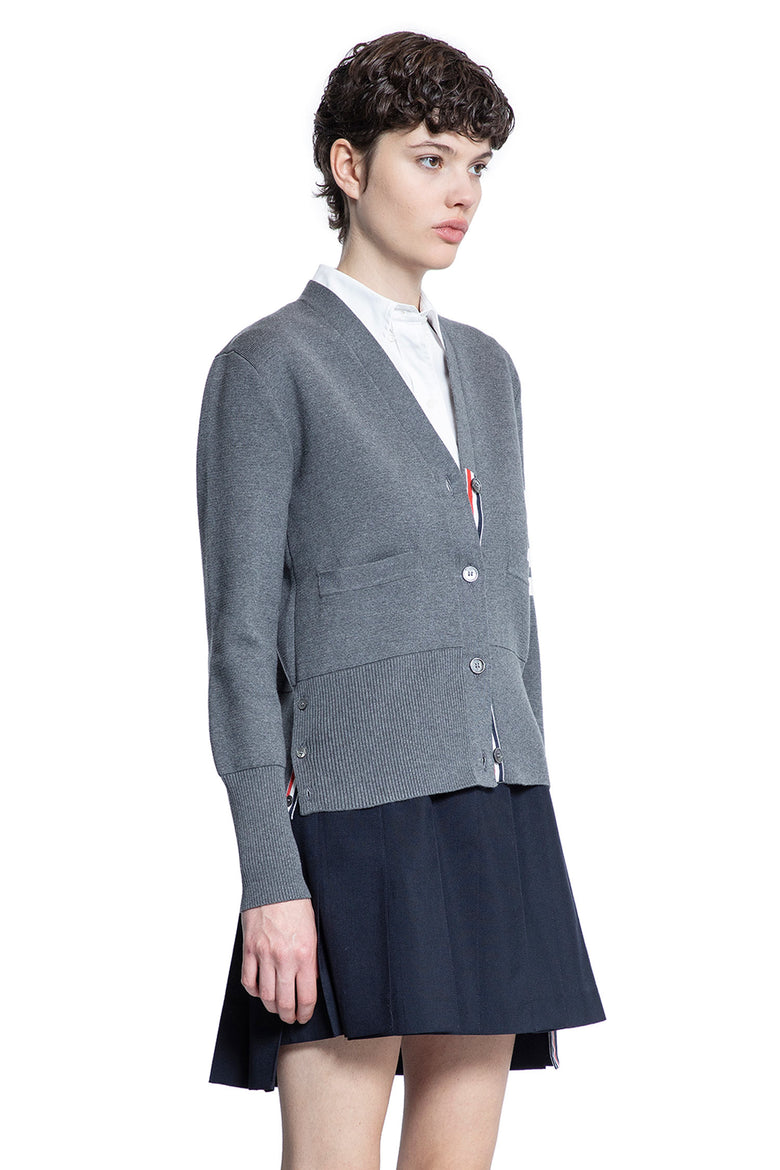 THOM BROWNE WOMAN GREY KNITWEAR