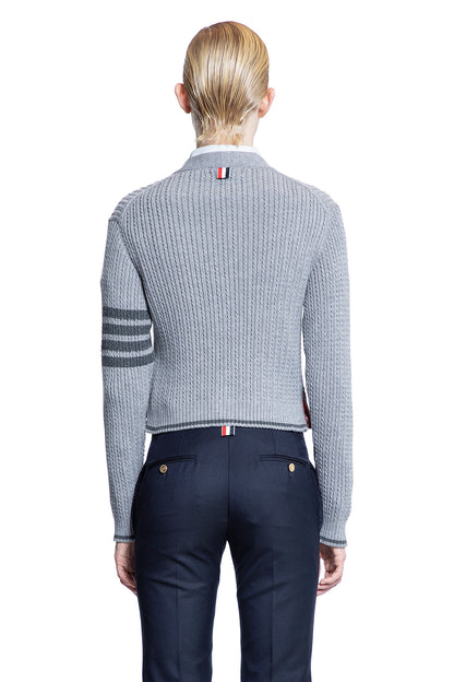 THOM BROWNE WOMAN GREY KNITWEAR